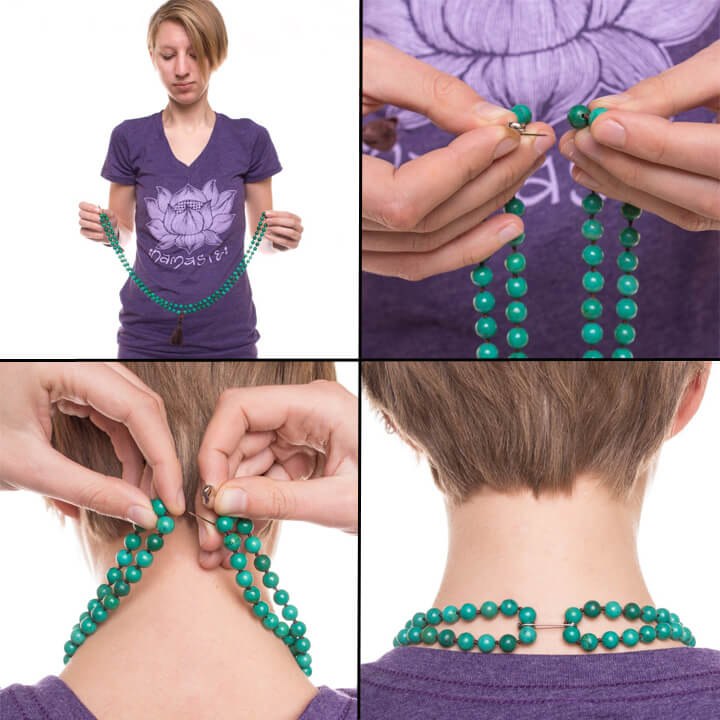 how to wear mala beads 2 - How to Wear Mala Beads - Wearing a Mala - Soul Flower