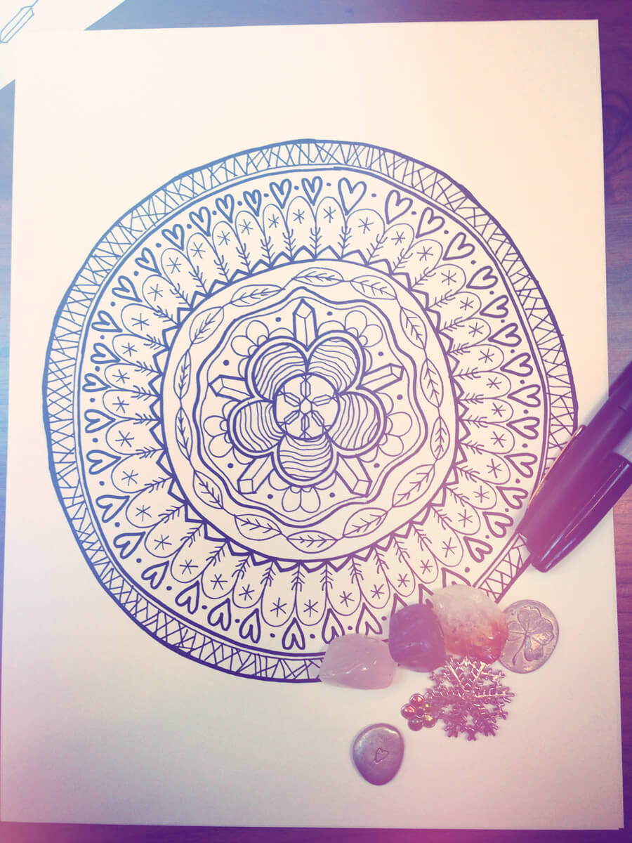 mandala 3 - Draw a Personal Mandala - Drawing a Mandala