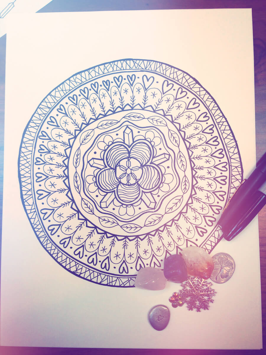 How to Draw a Personal Mandala - Drawing a Mandala