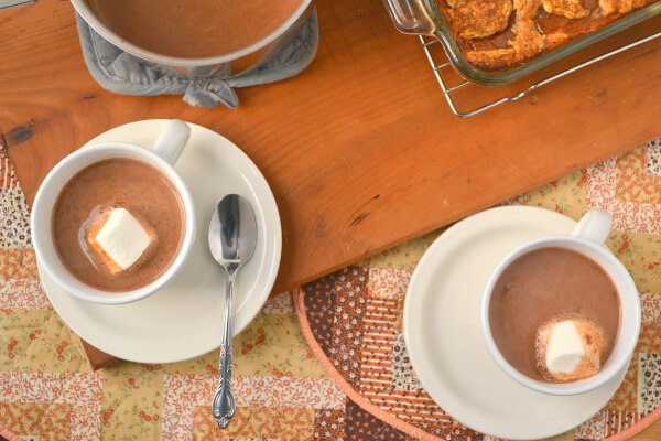 vegan thanksgiving hot cocoa - 20 Vegan Recipes for a Thanksgiving Feast