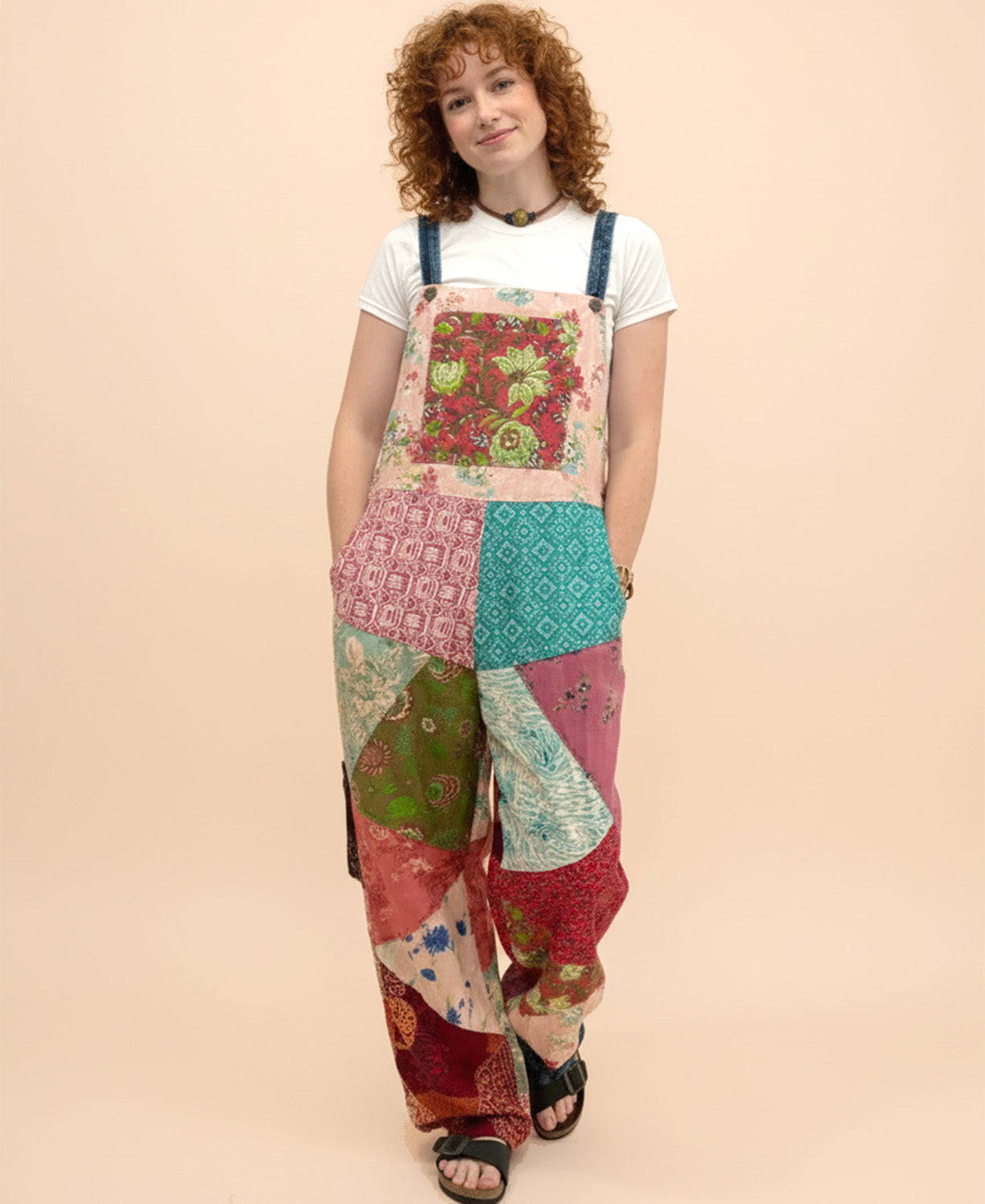 Patchy Romper | Hippie Overalls | Soul Flower
