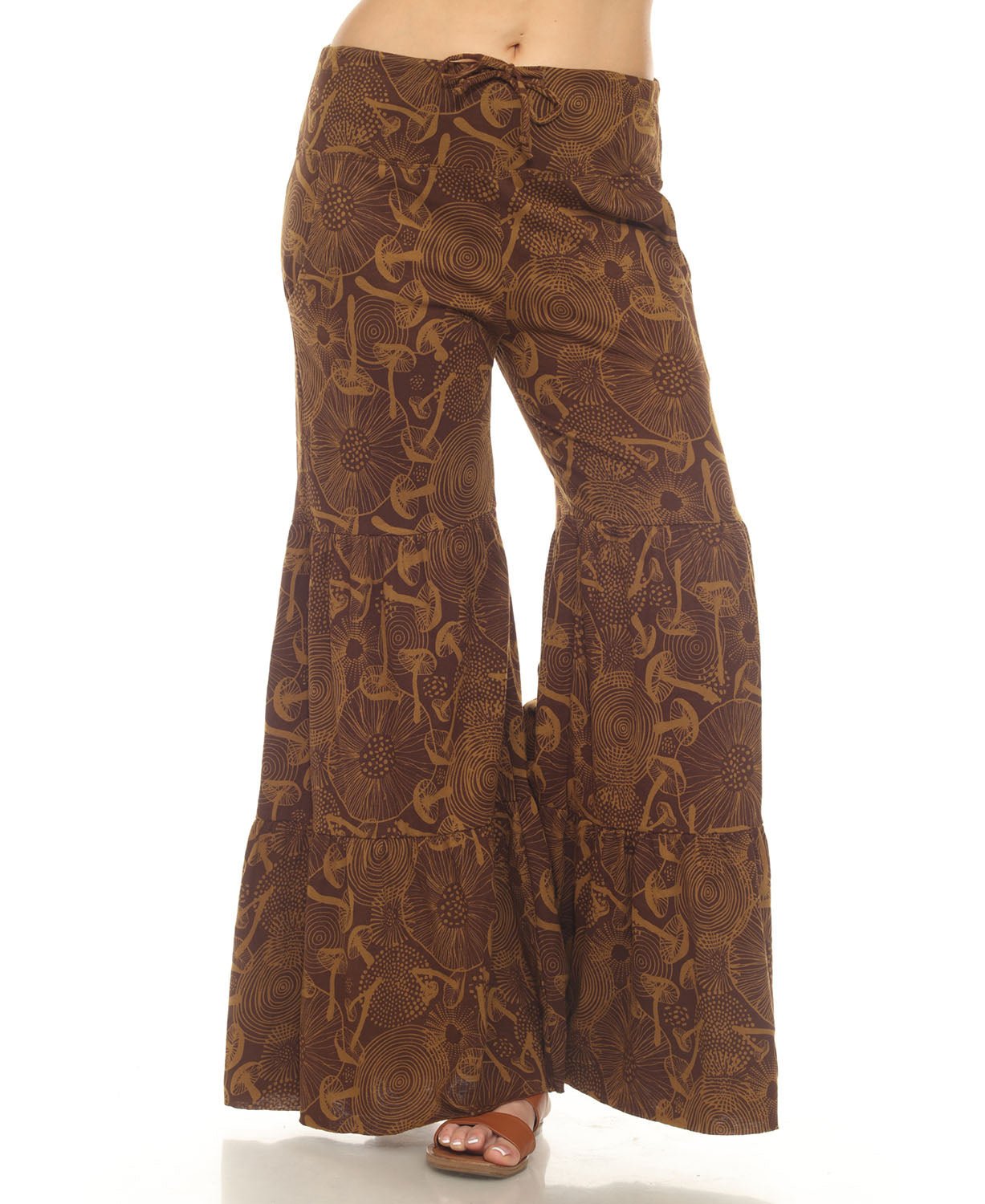 Mushroom Flare Pants | Hippie Bell Bottoms | Soul Flower