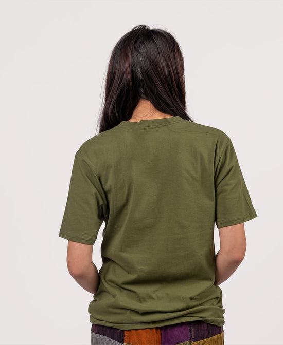 Closeout! Psychedelic Mushrooms Organic T-Shirt - Unisex - Psychedelic Mushrooms T-Shirt | Mushroom Tee | Soul Flower Women