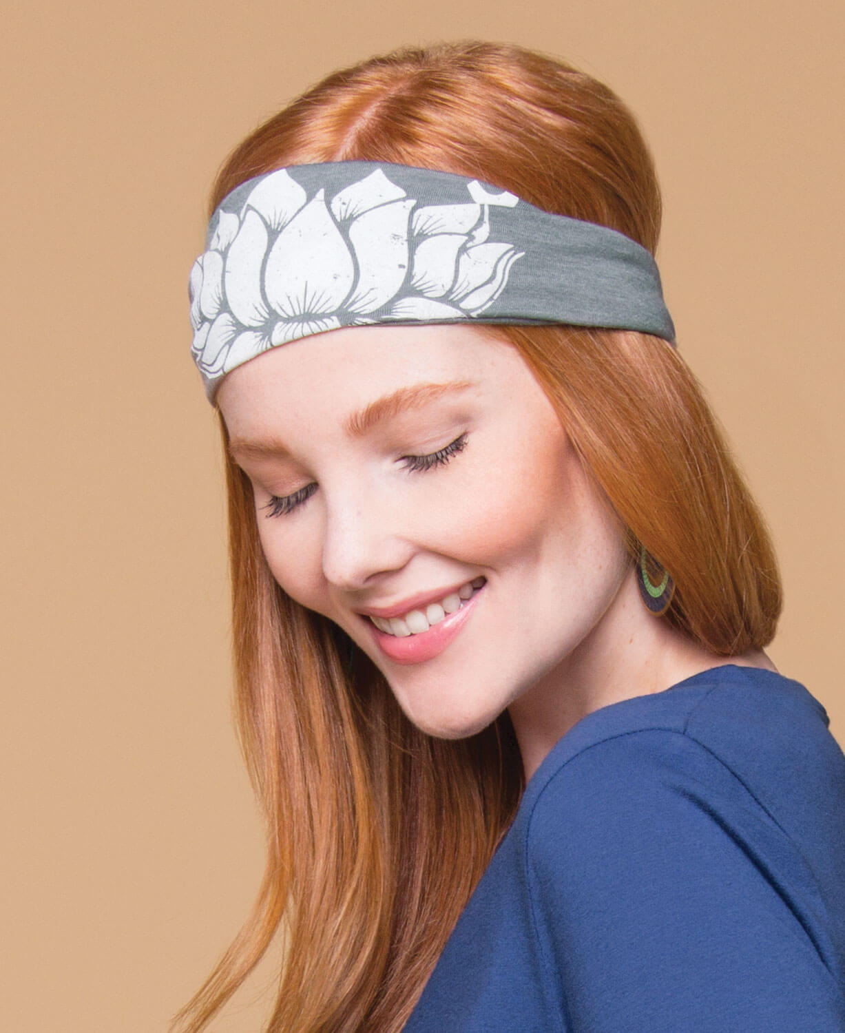 Cute boho- headbands Lotus Headband | Cute Headband | Soul Flower Cute Headbands main image 4