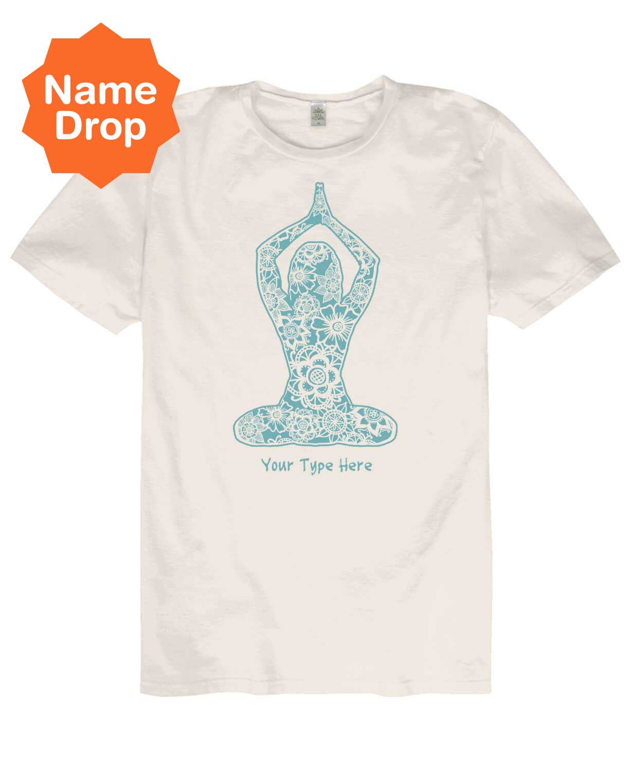Custom Yoga Pose T-Shirt - Unisex Cotton