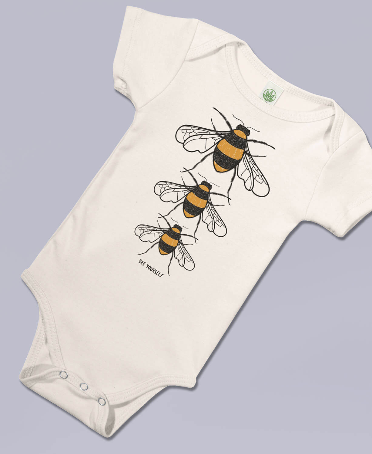 Bee Yourself Organic Baby Bodysuit