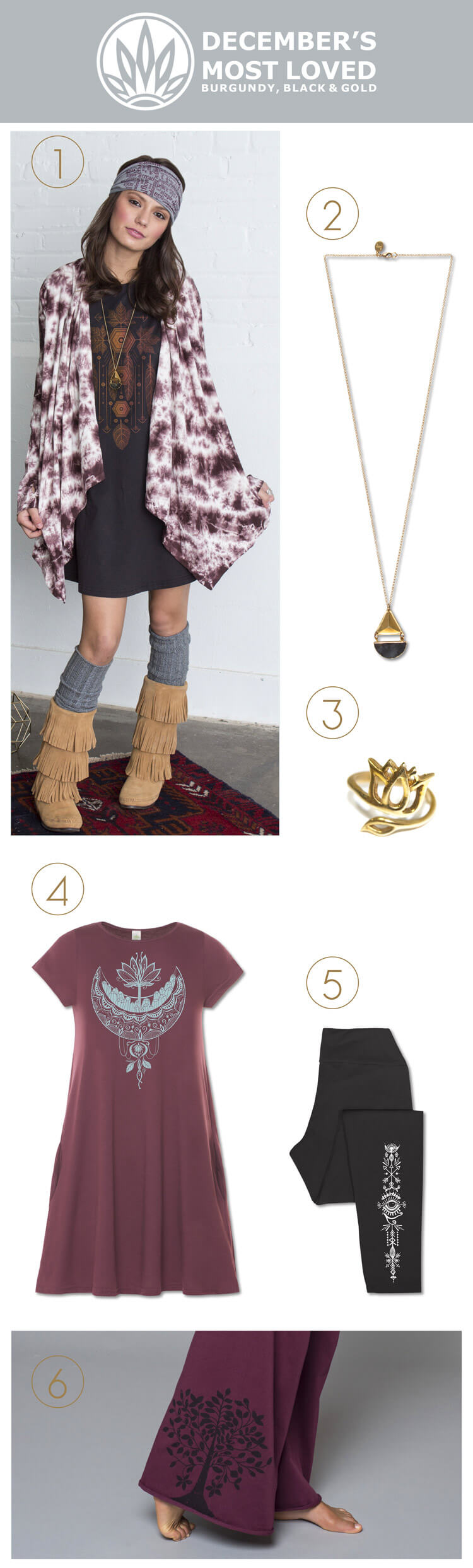 December's Most Loved | Soul Flower Clothing | Soulflower | Organic Clothes | Eco-Friendly | Boho Jewelry 