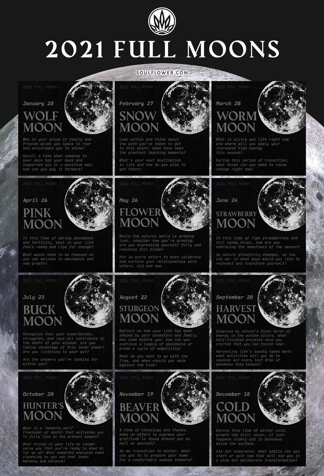 2021 calendar with full moon - crownflourmills.com