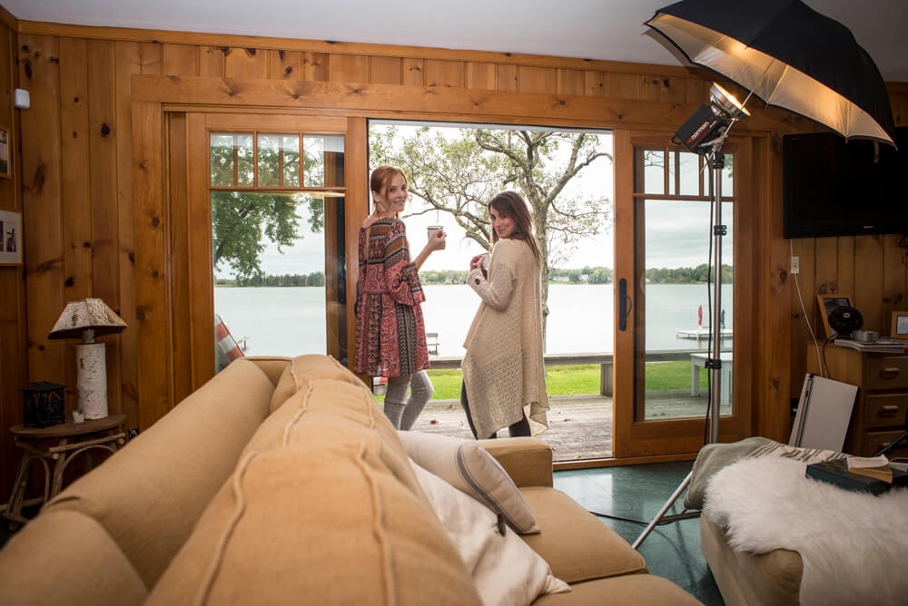 Behind the Scenes: Cabin Photoshoot | Soul Flower Blog