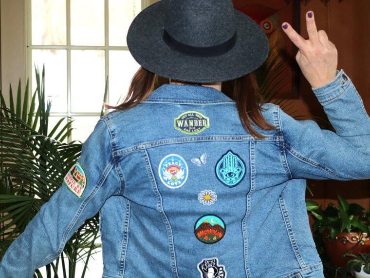 IMG 7350 1 760x570 - DIY Hippie Patch Jacket - Hippie Patches