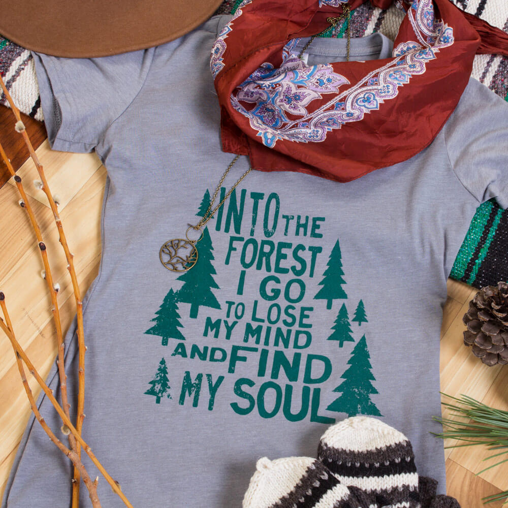 into the forest tee
