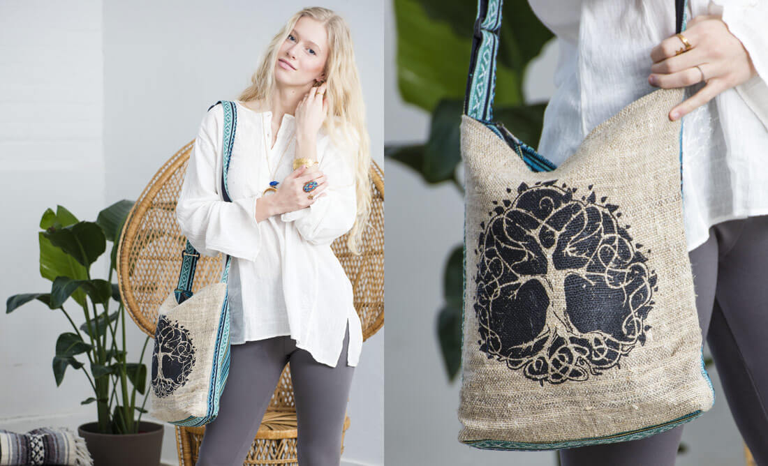 Hippie Hemp Bag Hippie Hobo Bag