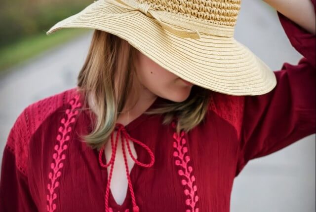 bohemian style soul flower e1423254650702 640x430 - Cranberry Wine Boho Dress & Corn Fields