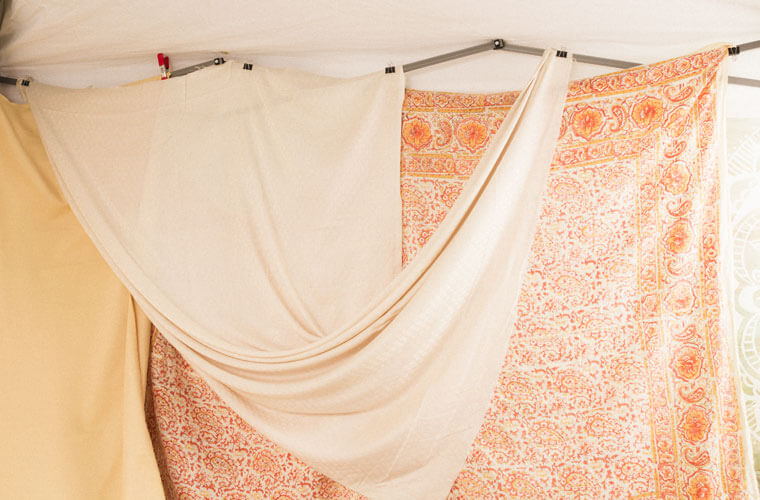 bohemian tent diy 3 - Bohemian Tent DIY - How to Make a Boho Tent