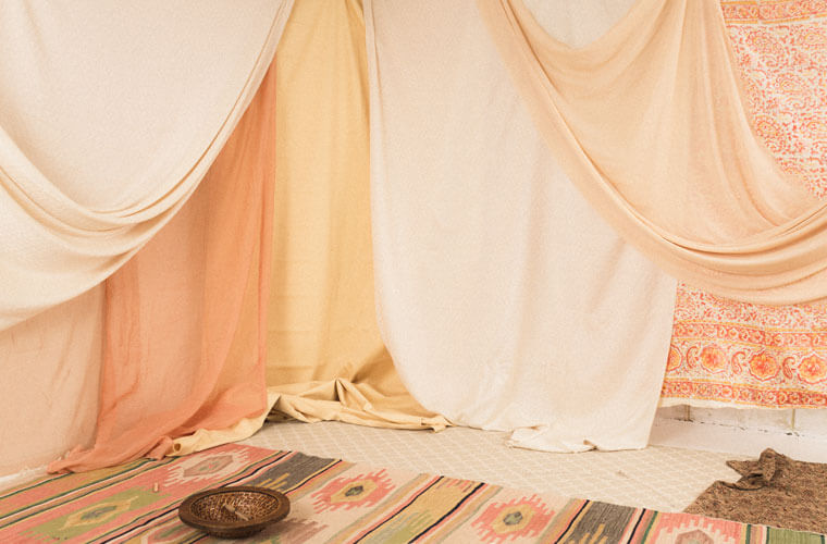 bohemian tent diy 4 - Bohemian Tent DIY - How to Make a Boho Tent