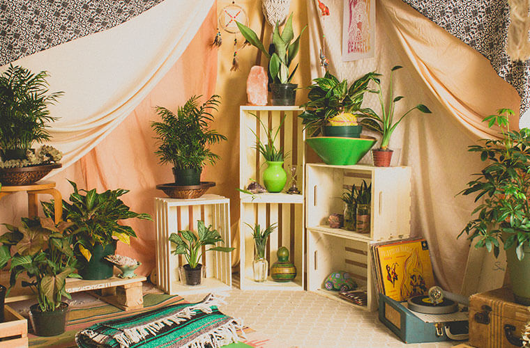 Bohemian Tent DIY - How to Make a Boho Tent - Soul Flower Blog