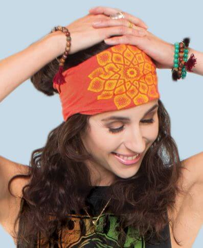 Sacred Geometry Headband - Boho Headband