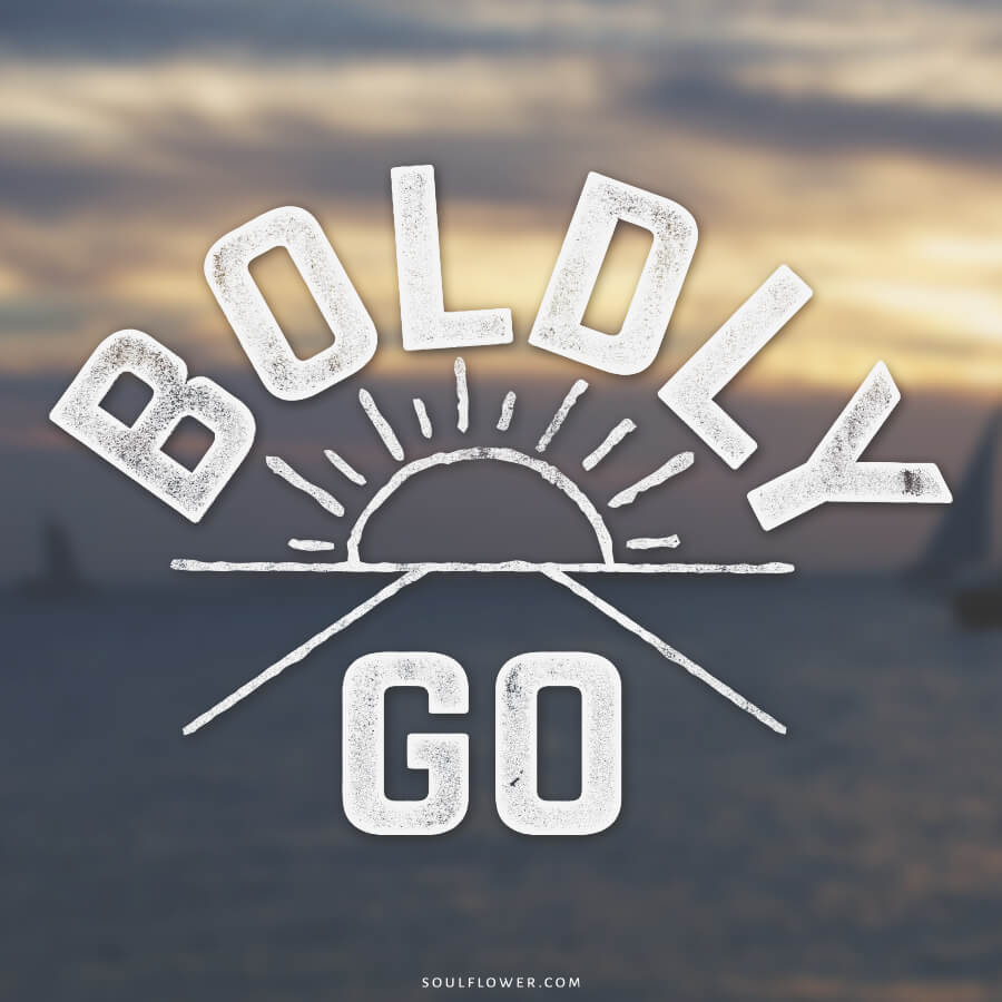 boldly go - Positive Quotes (Inspiration, Move Me Brightly!)