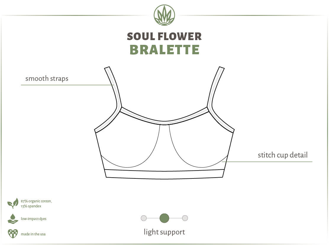 Organic Cotton Bralette Bra