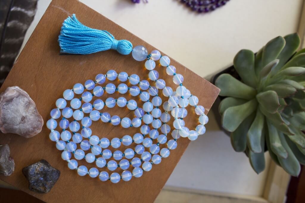 choosing mala beads best mala aquamarine 1 - Choosing Mala Beads - The Best Mala Beads