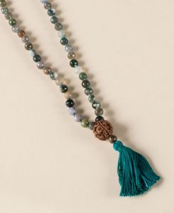 choosing mala beads best mala beads moss agate 245x300 - Choosing Mala Beads - The Best Mala Beads