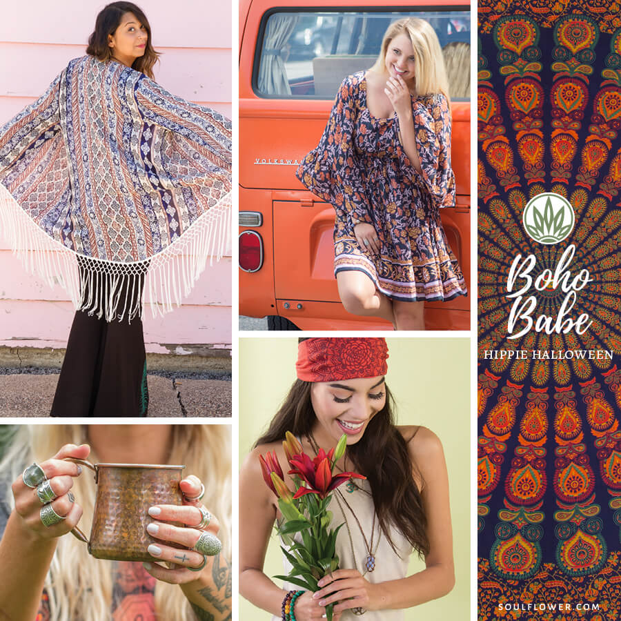 diy hippie halloween boho babe - DIY Hippie Outfit Ideas - Hippie Outfits for Every Day