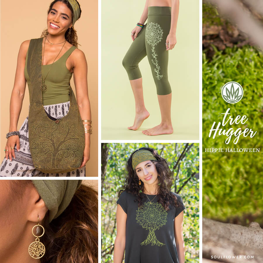 diy hippie halloween outfit earth lover - DIY Hippie Outfit Ideas - Hippie Outfits for Every Day