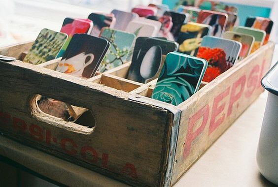 Sticker Display Ideas - DIY Sticker Display Ideas - Old Box