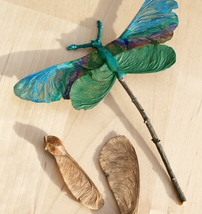 dragonfly craft 405x430 - Twig Dragonfly Craft