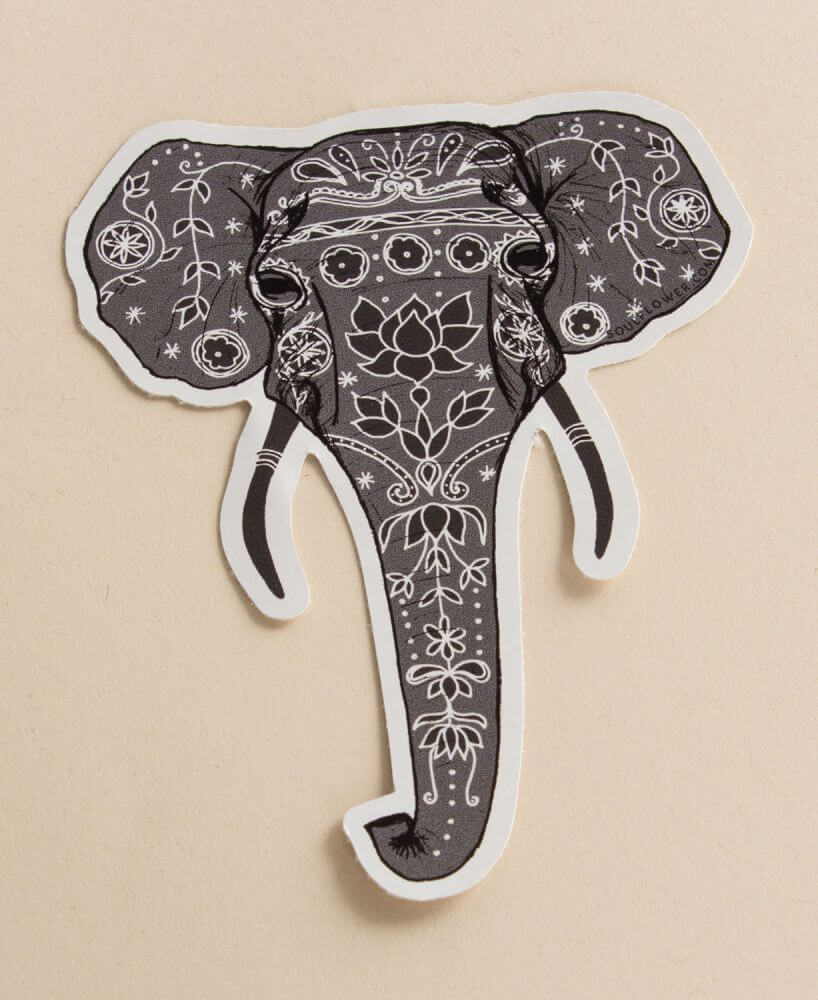 elephant sticker elephant gifts - Gifts for Elephant Lovers - 12 Elephant Lovers Gifts