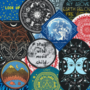 full moon stickers 300x300 - 2021 Full Moon Calendar - Full Moon Prompts