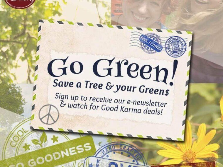 Go Green: Sign up & Save the Trees