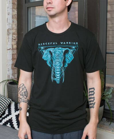 hemp gifts hemp elephant tee - Hemp Gifts - Unique Hemp Gift Ideas