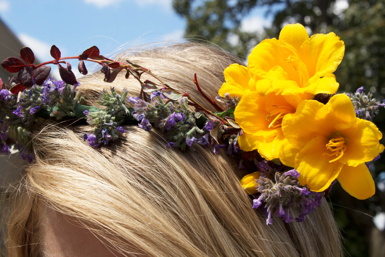 hippie flower crown 8 - Hippie Flower Crown- DIY Flower Crown