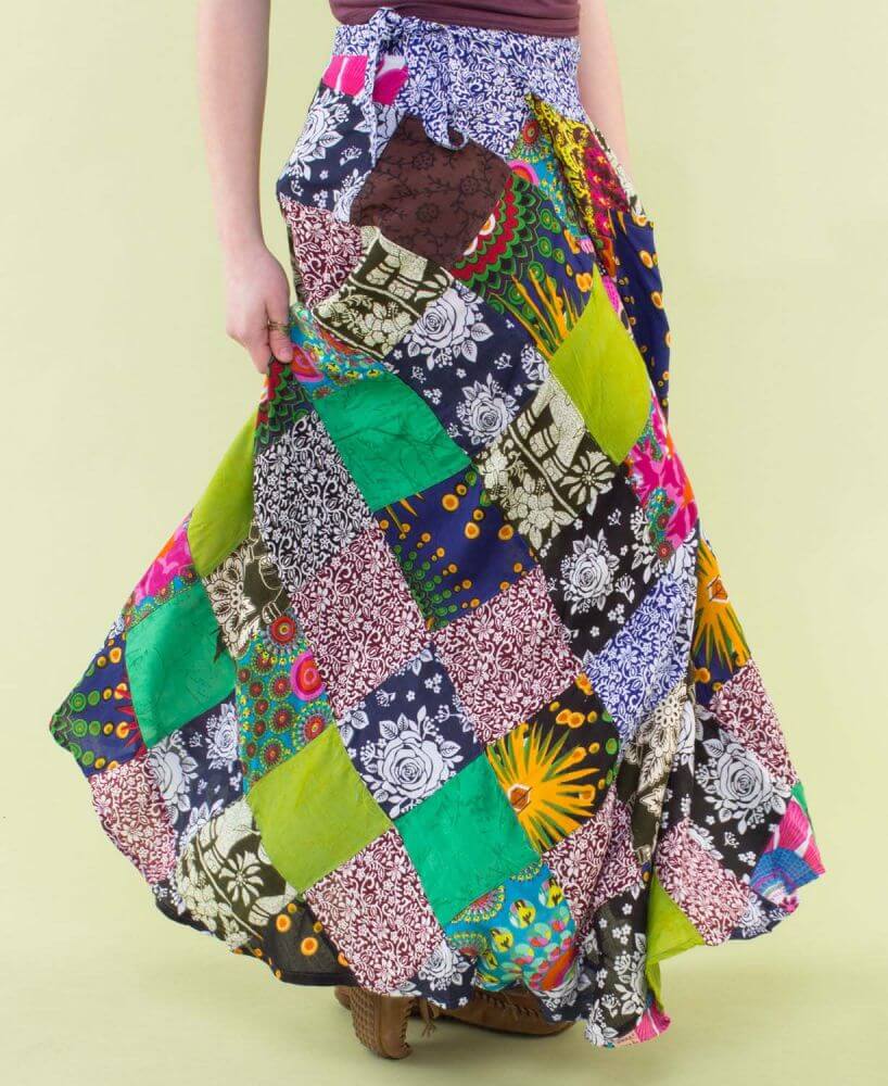 how to tie a wrap skirt patchy - How To Tie a Wrap Skirt Tutorial Video