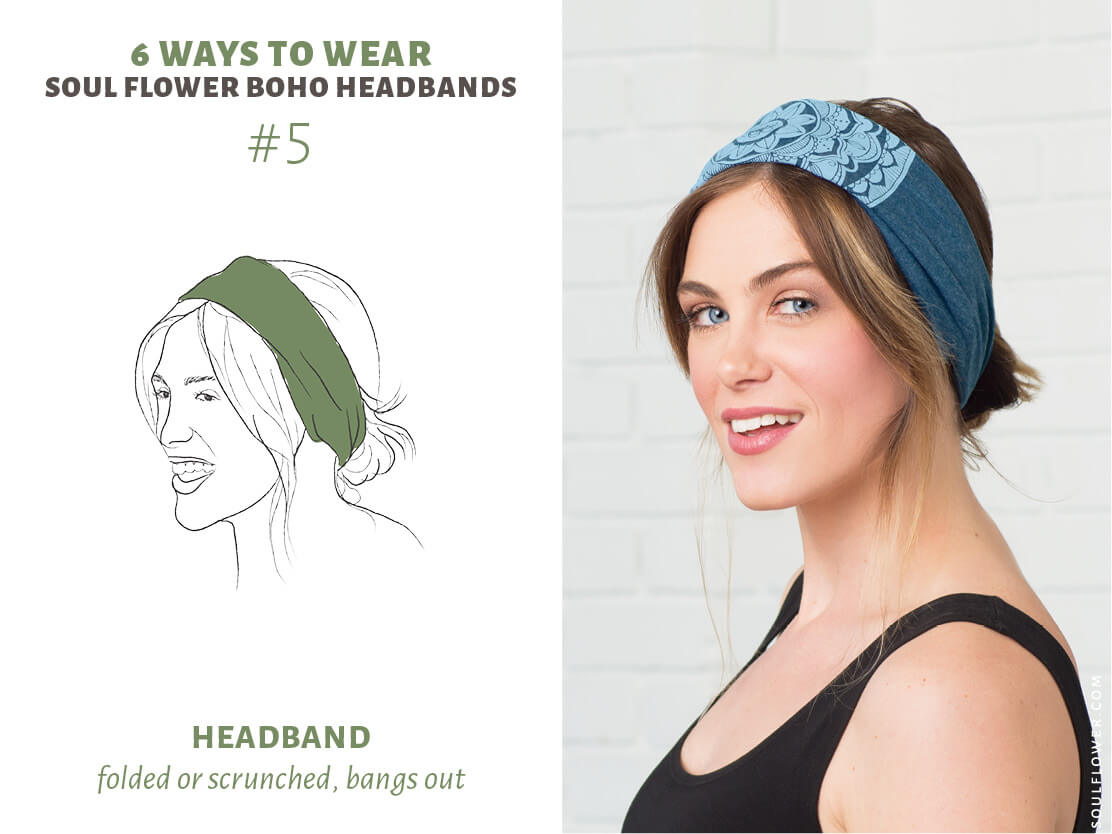 How to Wear a Thick Headband - Boho Headbands