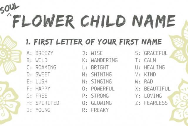 insta flower child name e1425656753752 640x430 - Hippie Name Generator - Your Hippie Name