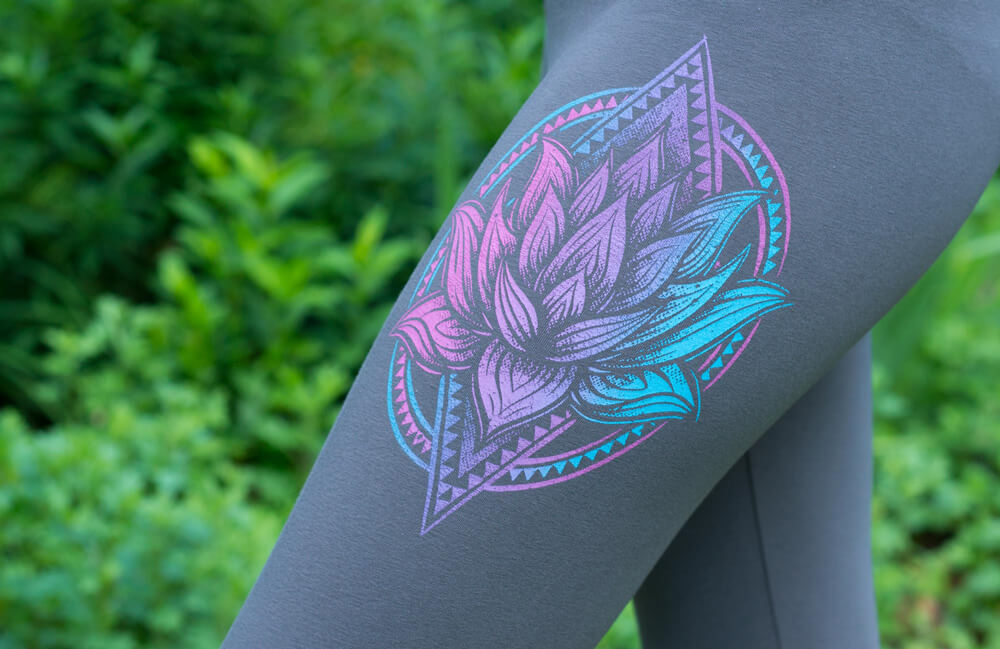 lotus organic yoga leggings - The Art of Leggings