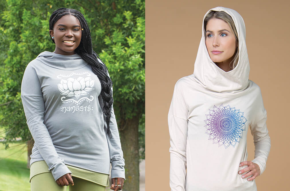 lotus yoga hoodies - Lotus Inspiration: Butterfly Vibes