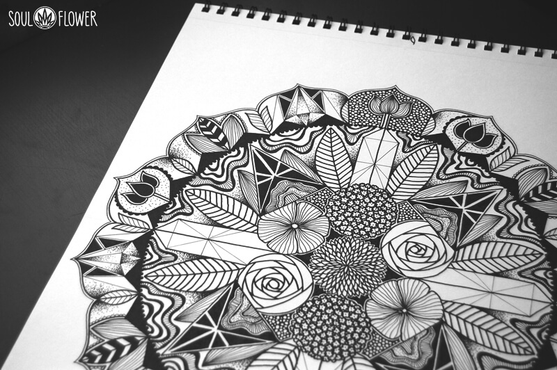 mandala sketchbook - Behind the Art: Sacred Place Mandala