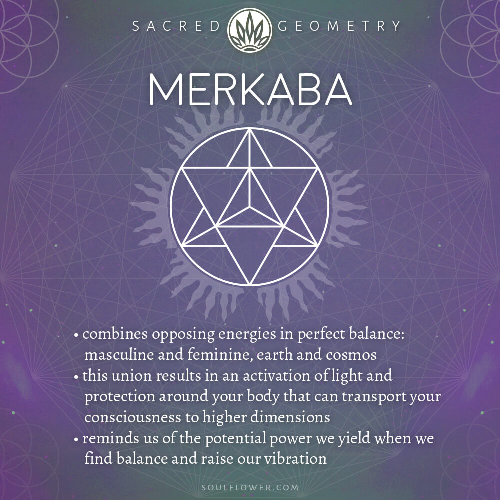 Merkaba Symbol - Sacred Geometry - Soul Flower Blog