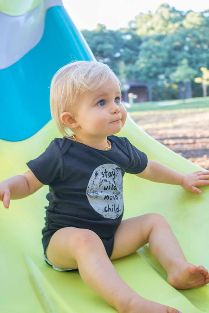Natural Baby Clothes - Stay Wild Moon Child