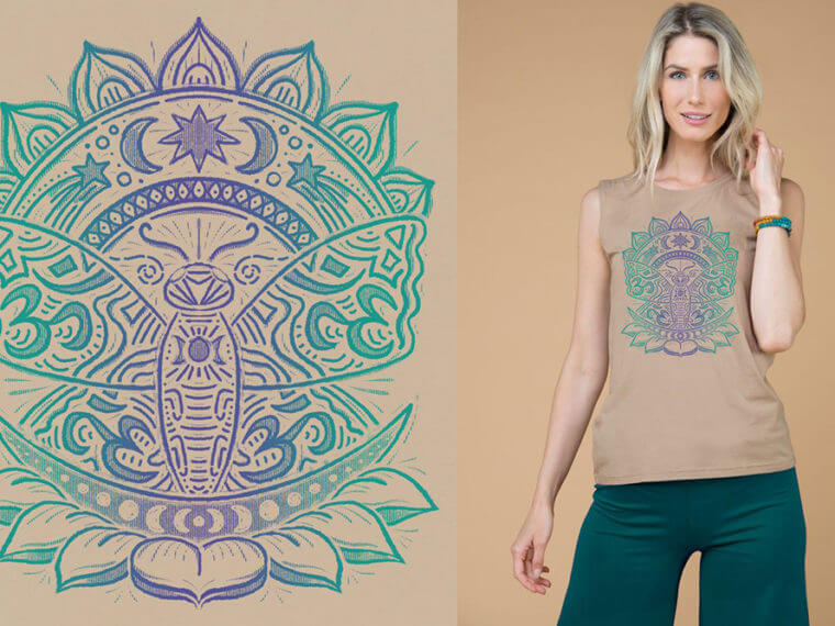 om butterfly lotus tank top 760x570 - Lotus Inspiration: Butterfly Vibes