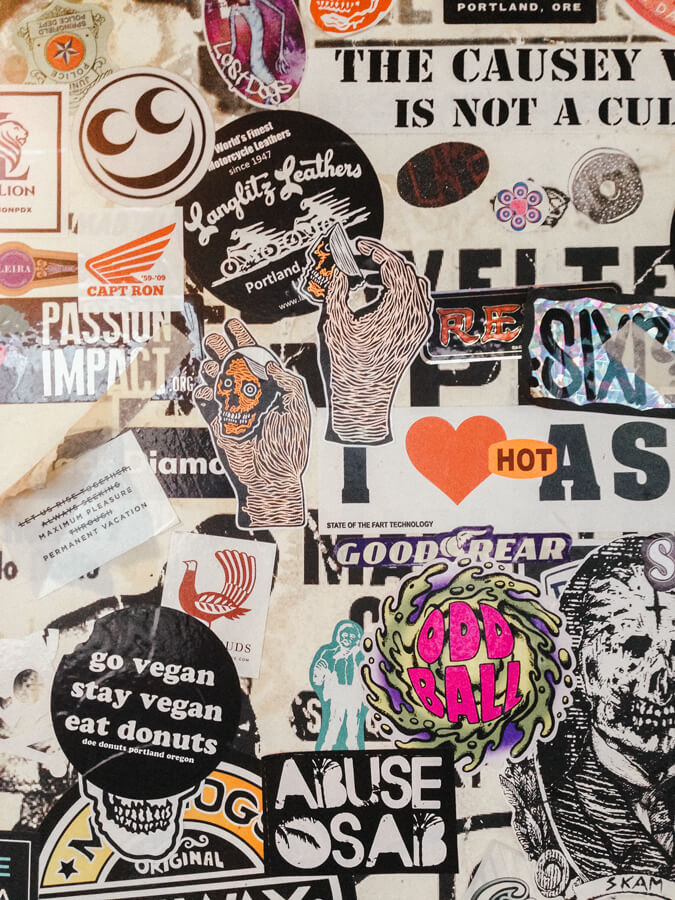 Go Your Own Way pdx stickers - Go Your Own Way