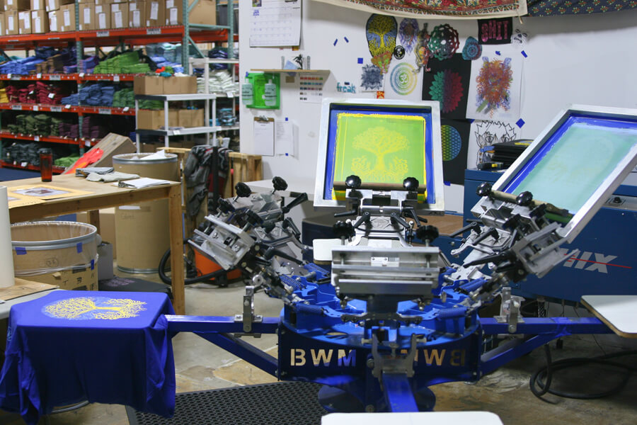 Soul Flower On The Move! screen printing press - Soul Flower On The Move!