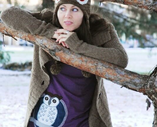 snowy owl 534x430 - Woot! Snowy Owl Organic Tunic