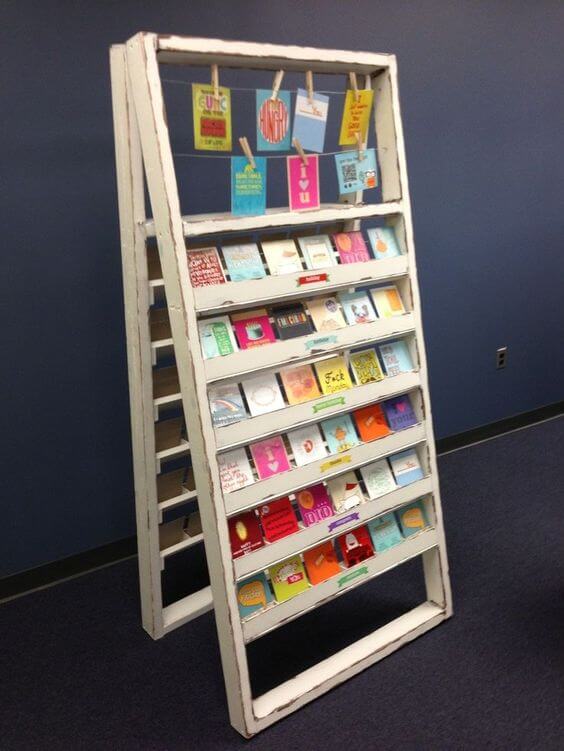 Sticker Display Ideas - DIY Sticker Display Ideas - card stand