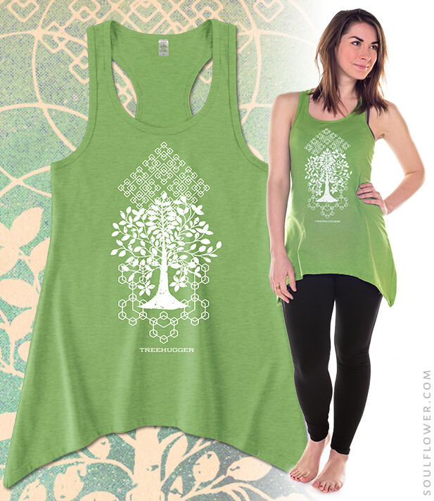 Soul Flower Tarot Tank: Treehugger | Organic Cotton and Recycled Polyester, Made in the USA