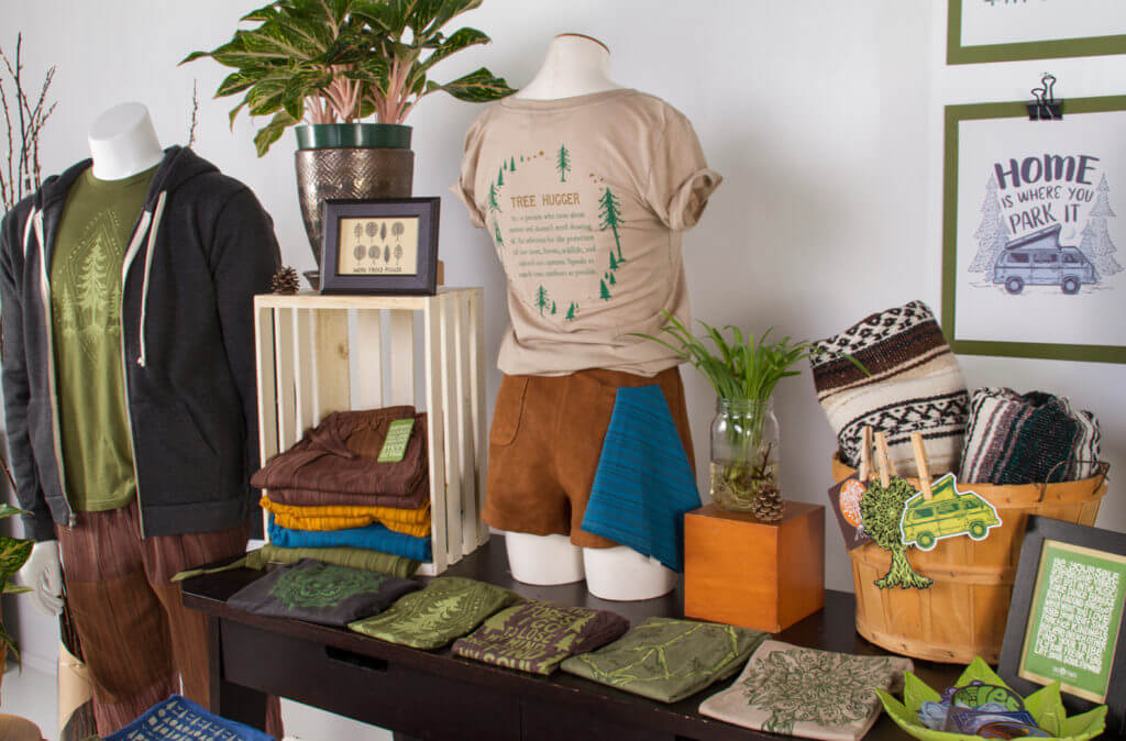 treehugger merchandising display18 1 1024x674 - More Tree Please! Merchandising Display