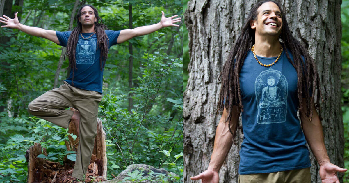 Yoga T-Shirts to Inspire Your Practice yoga t shirts dont hate meditate 1 - Yoga T-Shirts to Inspire Your Practice